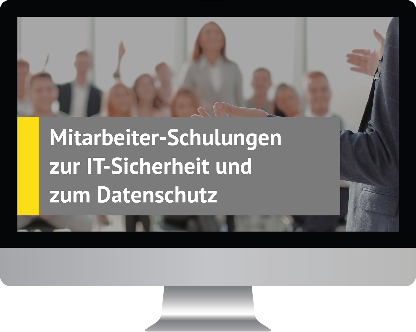 Dieses Bild zeigt das Produkt Mitarbeiter-Schulungen zur IT-Sicherheit und zum Datenschutz